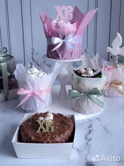 Куличи, пасха творожная, пасхальные куличи,десерты