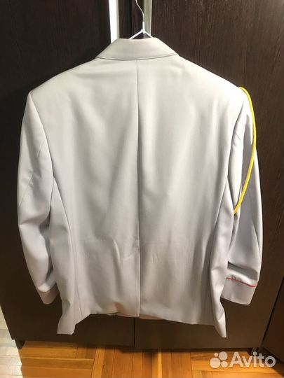 Китель стальной с погонами, аксельбантом