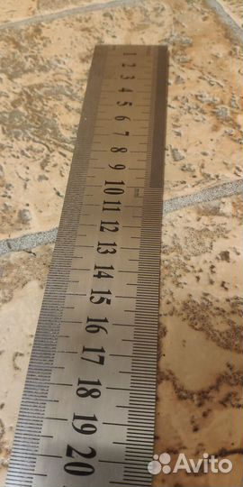 Линейка 1.50м металлическая