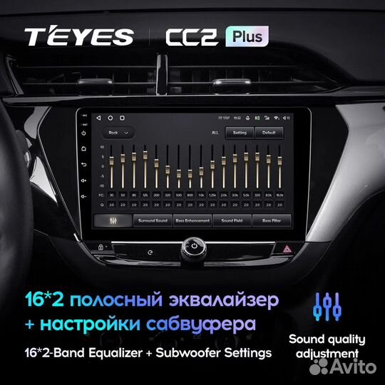 Магнитола для Opel Corsa F Teyes CC2 plus 6/128