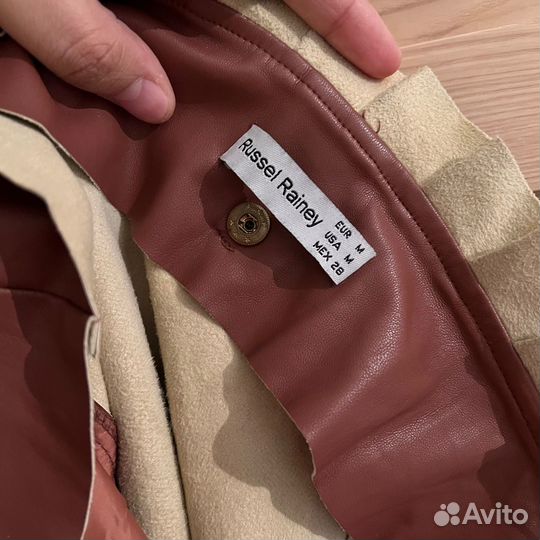 Юбка из эко кожи M