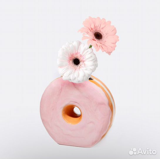 Ваза для цветов Fast Food, Donut, 16 см