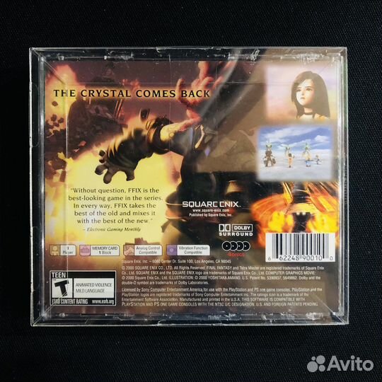 Игра PS1 лицензия Final Fantasy IX