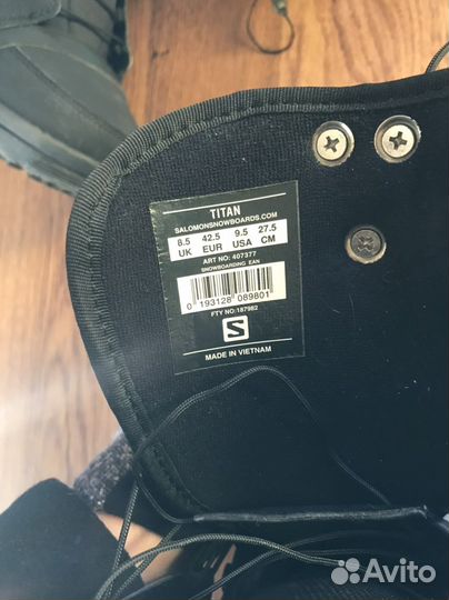 Сноубордические ботинки Salomon