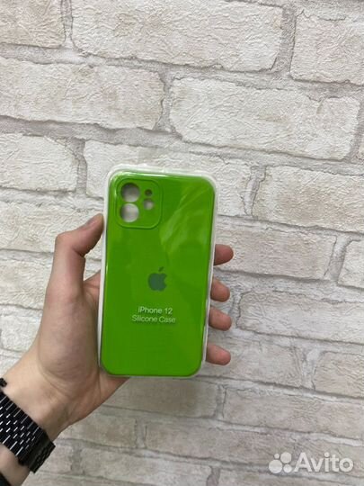 Чехол на айфон с защитой камеры iPhone 12/12Pro