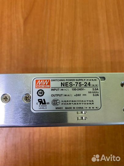 Блок питания NES-75-24, новый