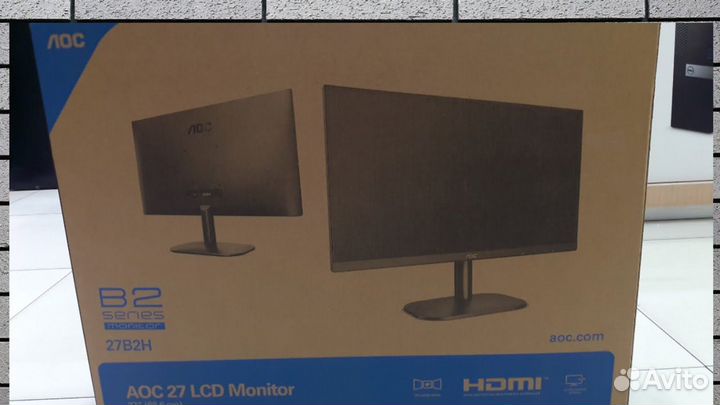 Монитор AOC 27дюйма IPS 75герц (нoвый)
