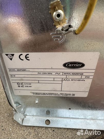 Фанкойл канальный Carrier