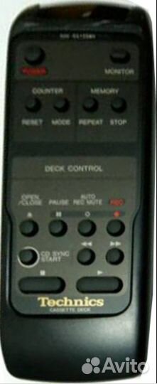 Пульт аналог Technics RAK-RS108WH
