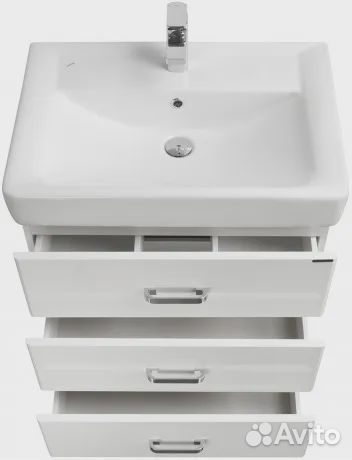 Тумба с раковиной Акватон 1a1690k1am010 Белая