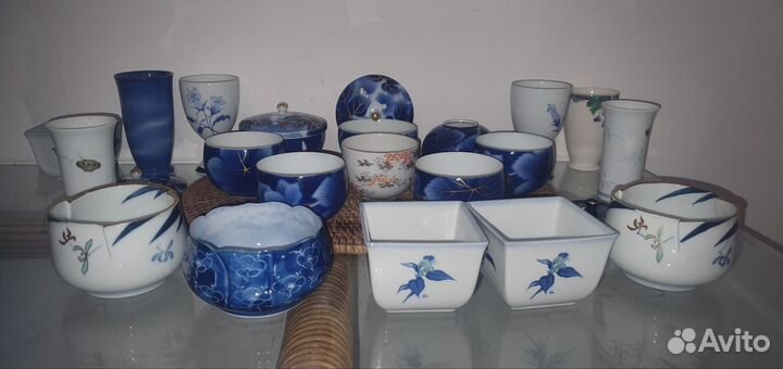 Чашки чайные японские винтажные, листайте