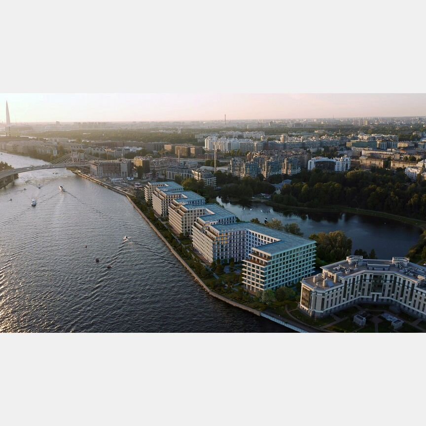 1-к. апартаменты, 52,2 м², 6/8 эт.