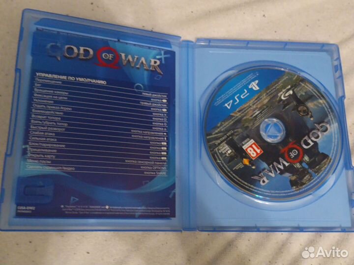 Игра God of war диск на пс 4