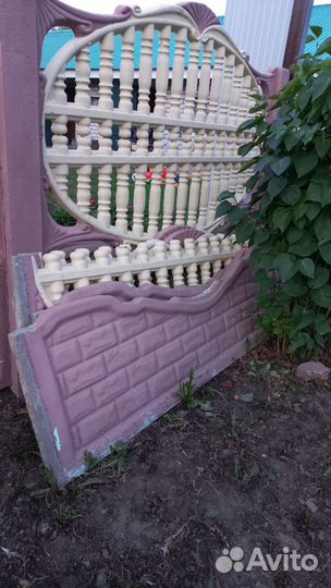 Забор металлический бу