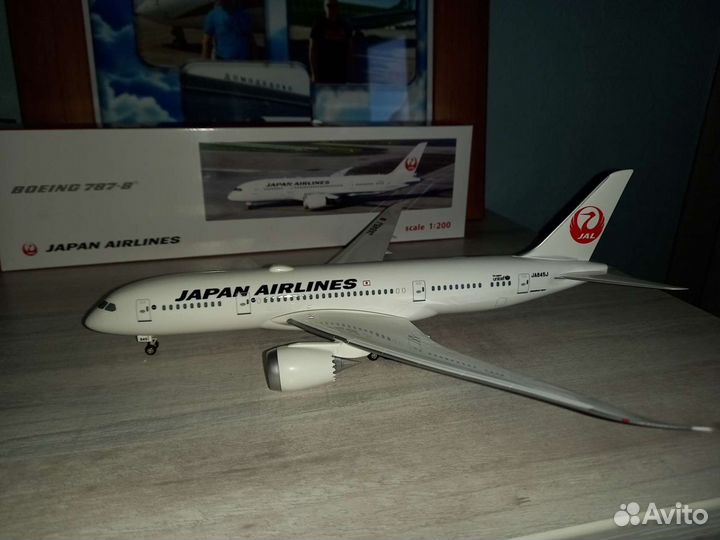 Модель самолета boeing 787-8