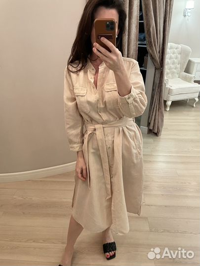 Платье льяное Zara