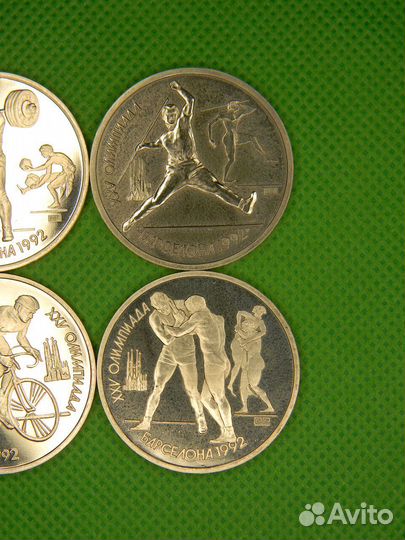 Набор монет барселона