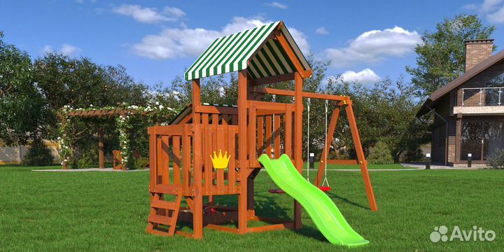 Детская уличная площадка для всей семьи доставка