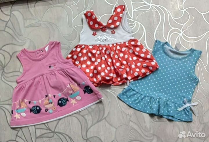 Вещи пакетом для девочки 68 размер