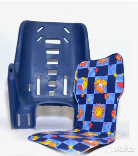 Вставка в велокресло, х/б текстиль, ремни