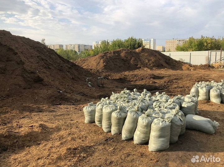 Перегной навоз в мешках