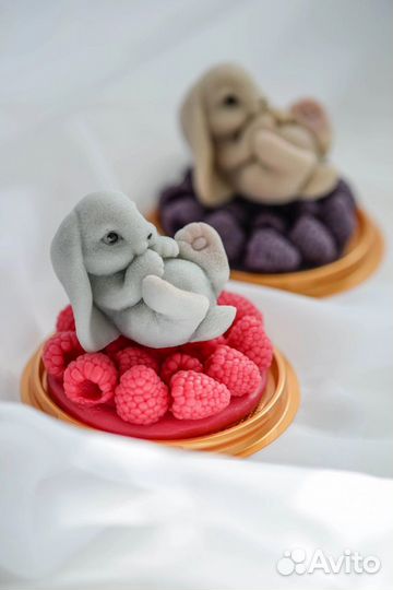 Мыло ручной работы заяц кролик зайка