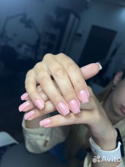 Маникюр наращивание