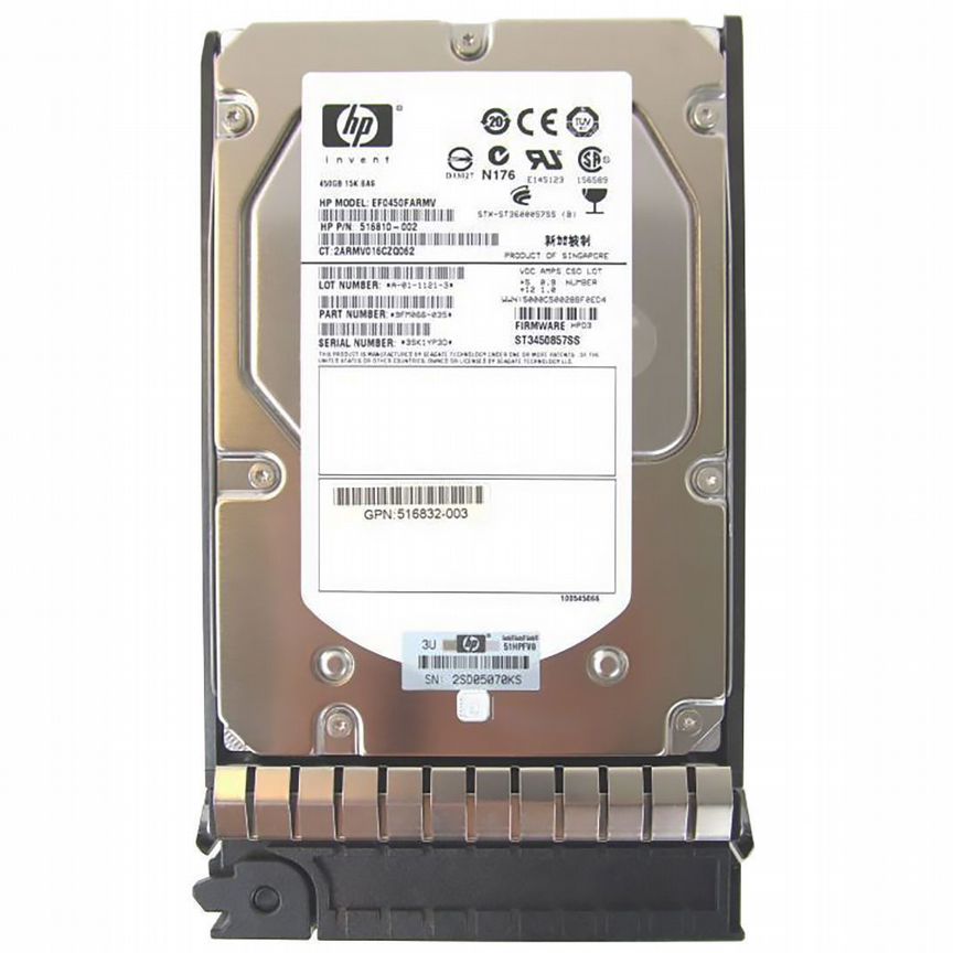 [375874-017] Жесткий Диск Hp Ef0450farmv 450gb Sas 3,5" Hdd 375874-017