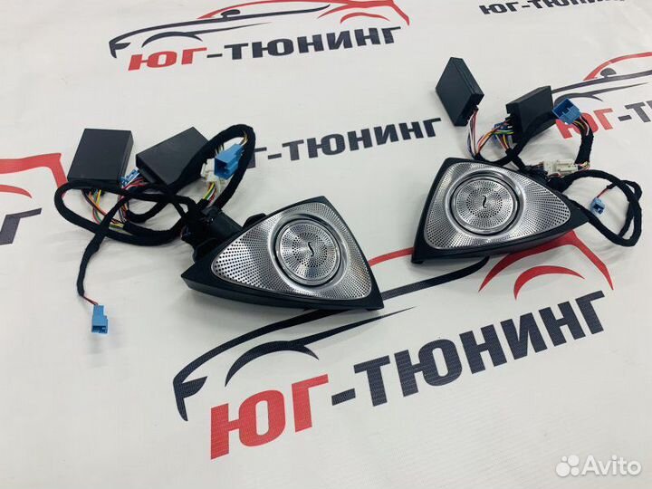 Динамики Burmester с подсветкой на E-Class W213