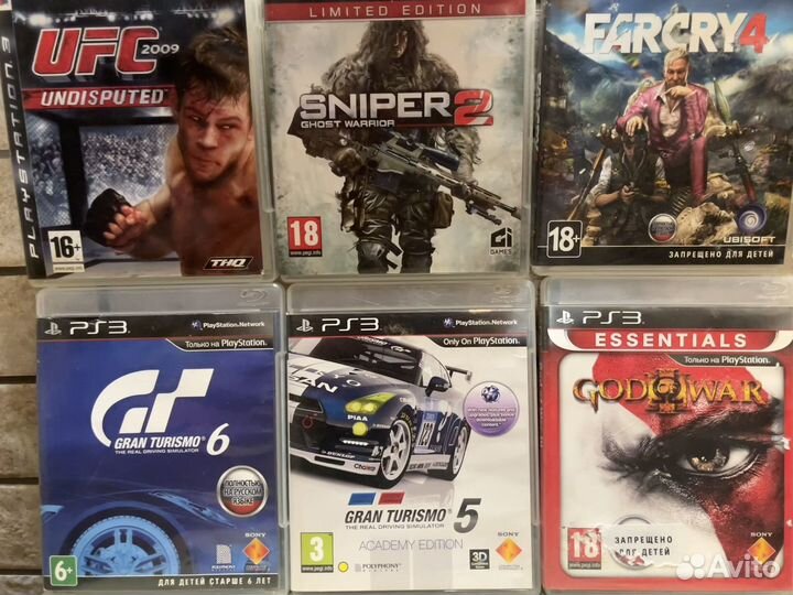 Диски на PlayStation 3