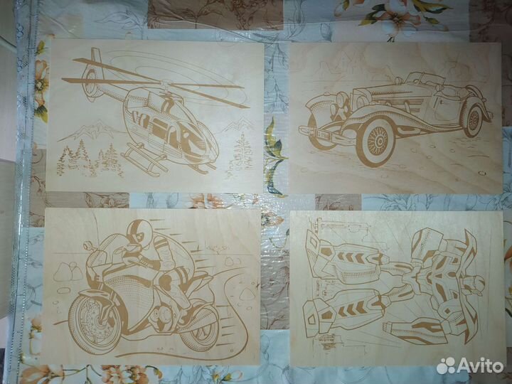 Доски для выжигания с рисунками