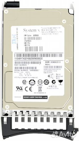Жесткий диск IBM 300GB 81Y9671 SAS 6G NL 15K