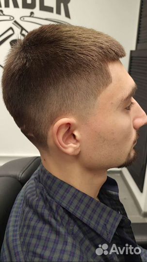 Мужская стрижка машинкой
