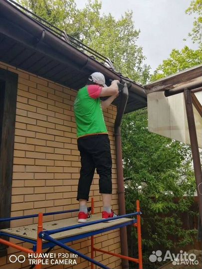 Водосточные системы монтажремонт, софиты