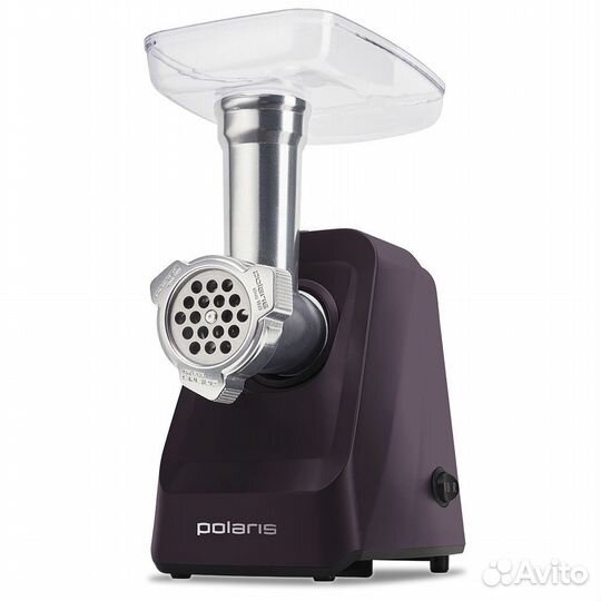 Новая электромясорубка Polaris PMG 1852 фиолетовая