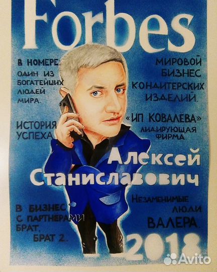 Шаржи и портреты по фото