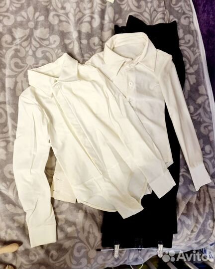 Боди - рубашка, брюки - комплект для танцев 116