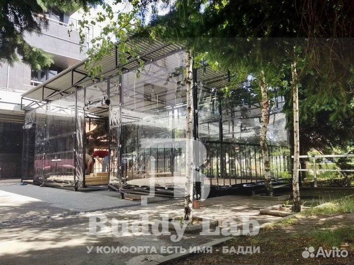 Мягкие окна для кафе, беседки