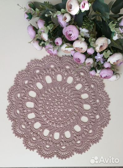 Салфетка вязаная крючком