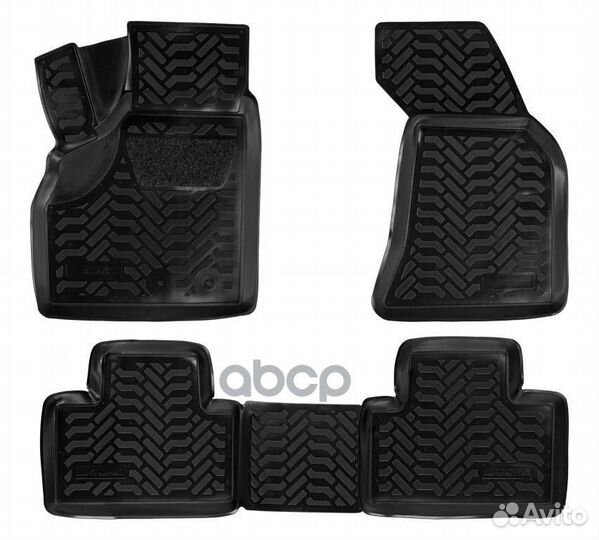 Ковры для LADA Priora (07), 4 шт., выс. борт