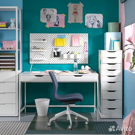 Alex Стол письменный 804.834.38 Белый 132x58 см IK