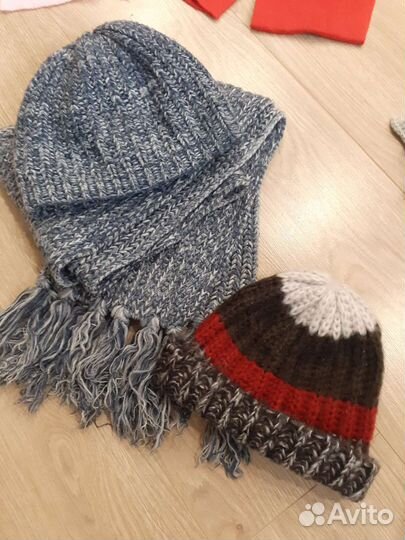Детские шапки и шарфы