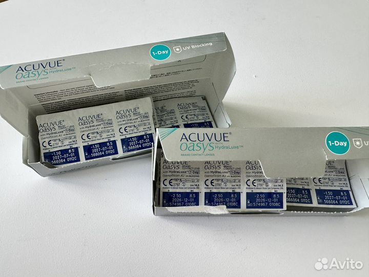 Контактные линзы acuvue oasys 1 day