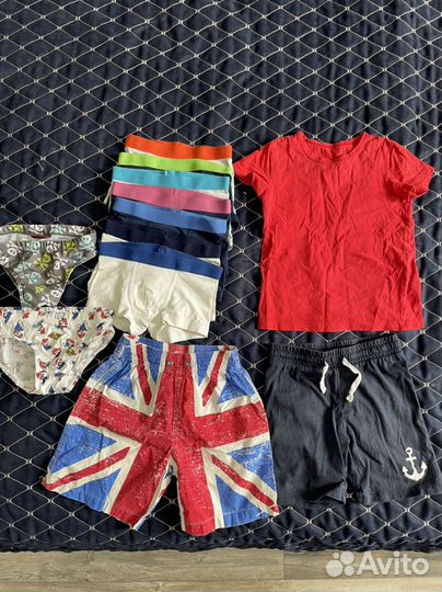Детские вещи пакетом на мальчика 98-110