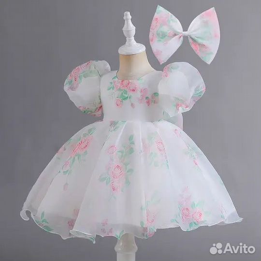 Пышное нарядное платье на девочку