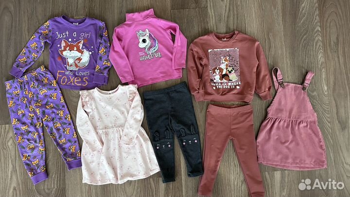 Вещи пакетом на девочку 92 98