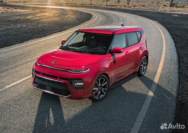 Пороги Подножки Kia Seltos 2019- 