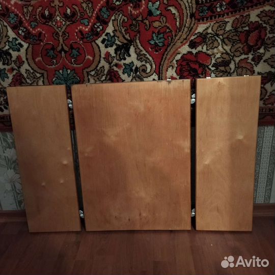 Зеркало тройное распашное