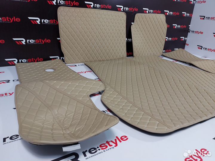 Ковры багажника 3D Toyota Land Cruiser 200 5м Беже