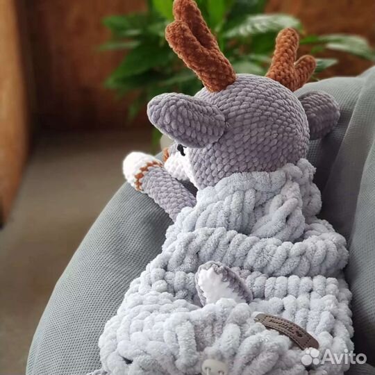 Вязанная пижамница Оленёнок, Лисенок